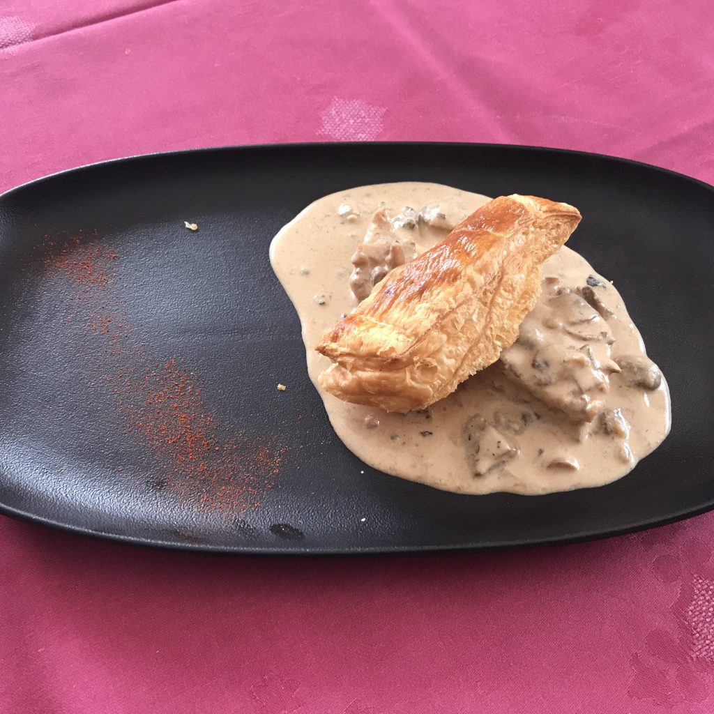 Millefeuille aux champignons